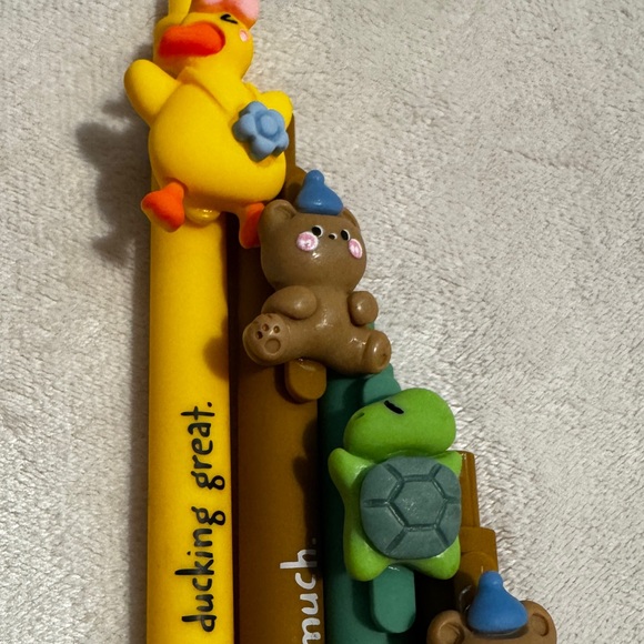 Cute Animal Themed Pens Set NWOT - Picture 4 of 6